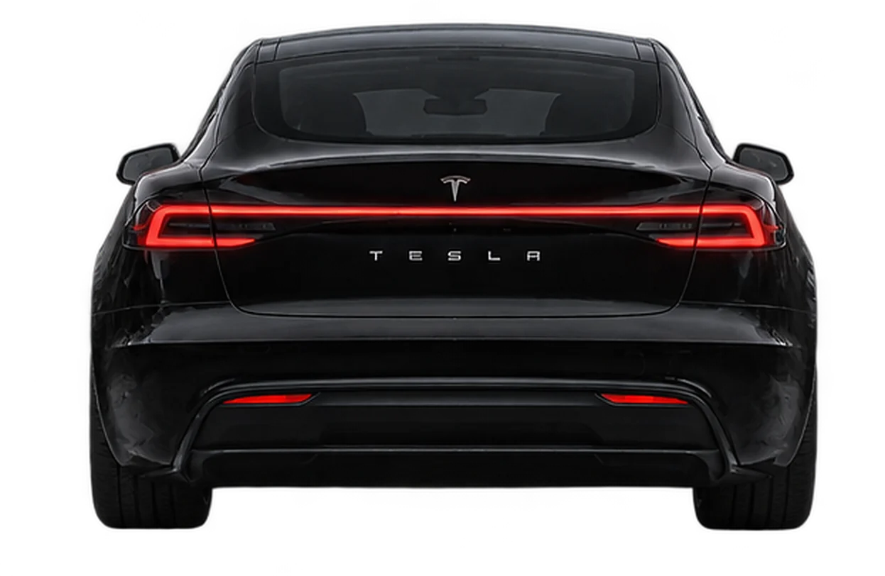 Tesla Model S ззаду